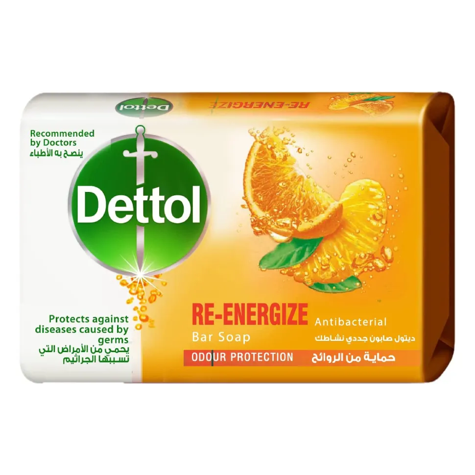 Dettol | Anti-Bacterial Bar Soap Re Energize | 125gm