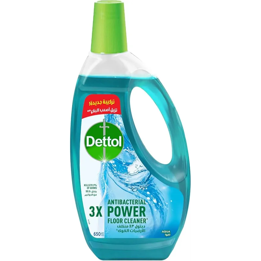 Dettol | aqua antibacterial power floor cleaner with 3 times powerful cleaning | 650ml