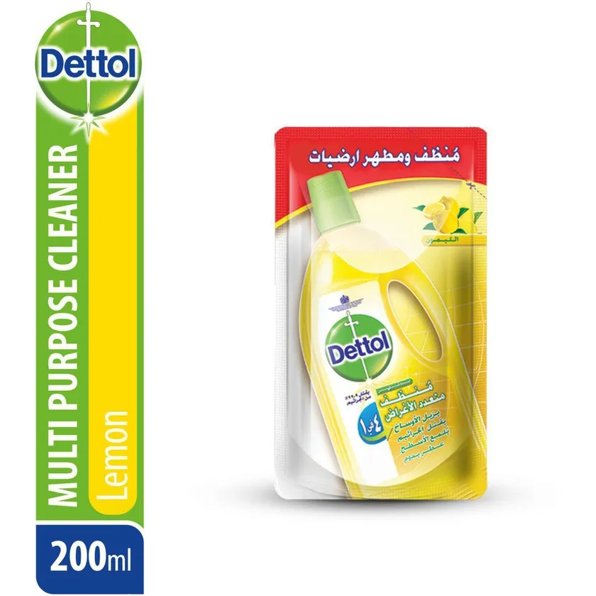 Dettol | Multi Action All Purpose Surface Cleaner with Lemon | 200ml