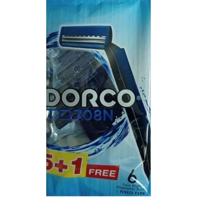 Dorco | Twin Blade Disposable Razor | 6 Pcs