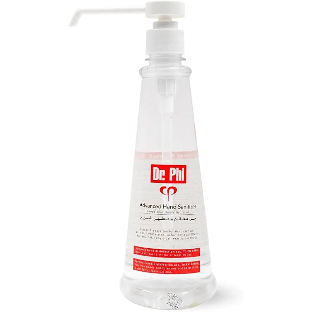 Dr. Phi | Moisturizing Hand Sanitizer with Aloe Vera Extract & Vitamin E | 500ml