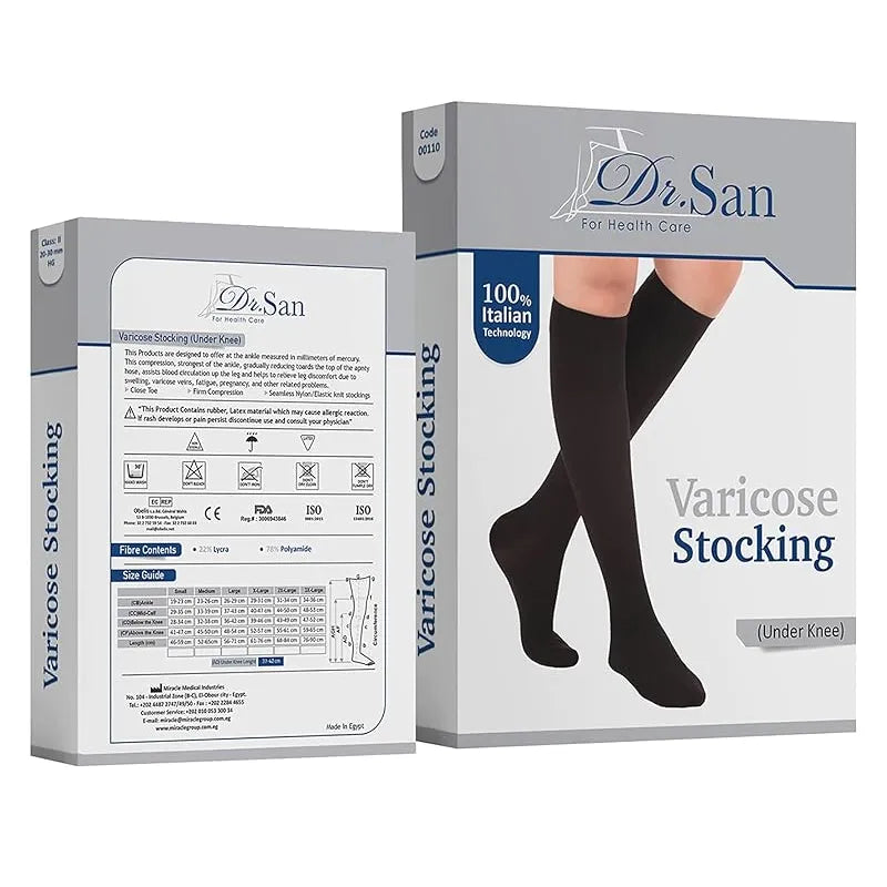 Dr.San | Varicose Stocking Under Knee 00110 XL