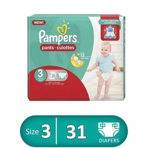 Pampers | Pants Culottes Size 3 | 31 Pcs