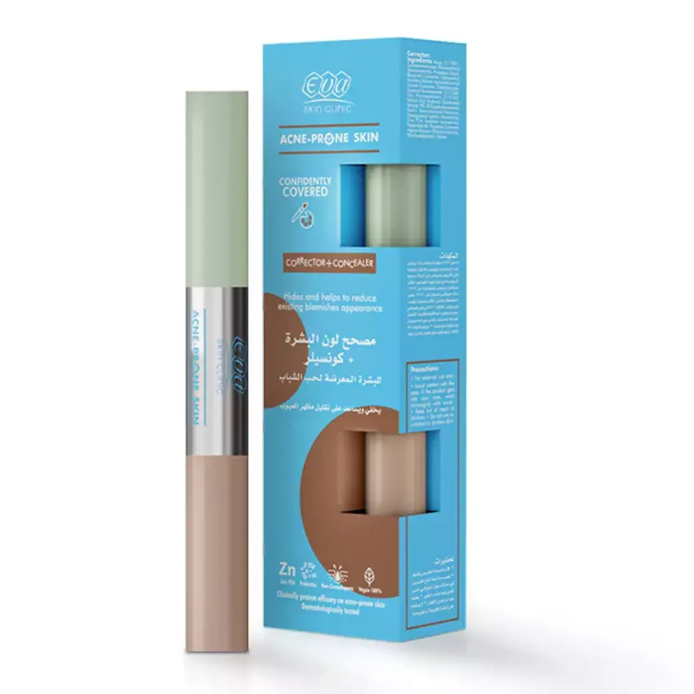 Eva | Skin Clinic Acne Prone Corrector + Concealer | 2 × 6ml