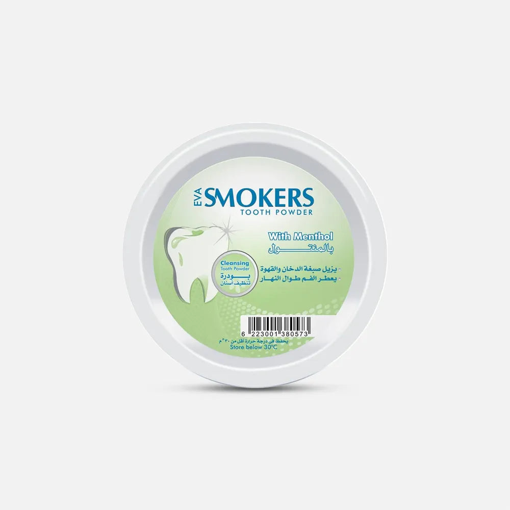 Eva Smokers | Tooth Powder with Menthol Flavor | 40gm