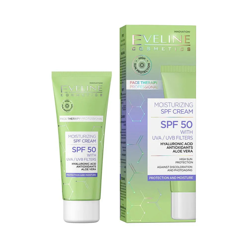 Eveline | Cosmetics Moisturizing SPF Cream SPF 50 | 30ml