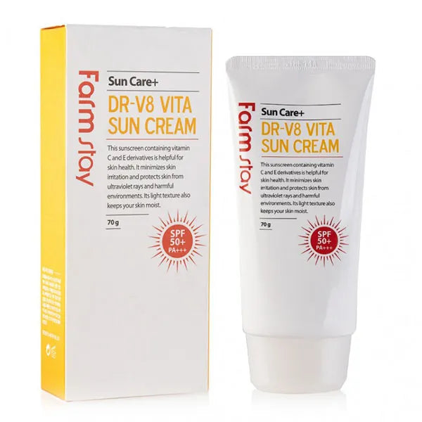 Farm Stay | DR-V8 Vita Sun Cream SPF50+ | 70gm