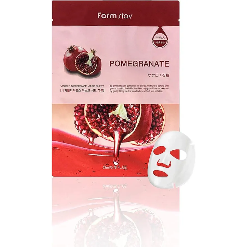 Farm stay | visible difference facial mask with pomegranate | 23ml