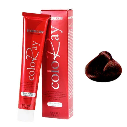 Enercos | Coloray Color Cream Medium Blonde Red Violet Hair Color No. 7.67 | 100ml
