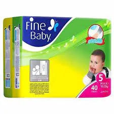 Fine Baby | Diapers Maxi 11-18kgm Size 5 | 40 pcs