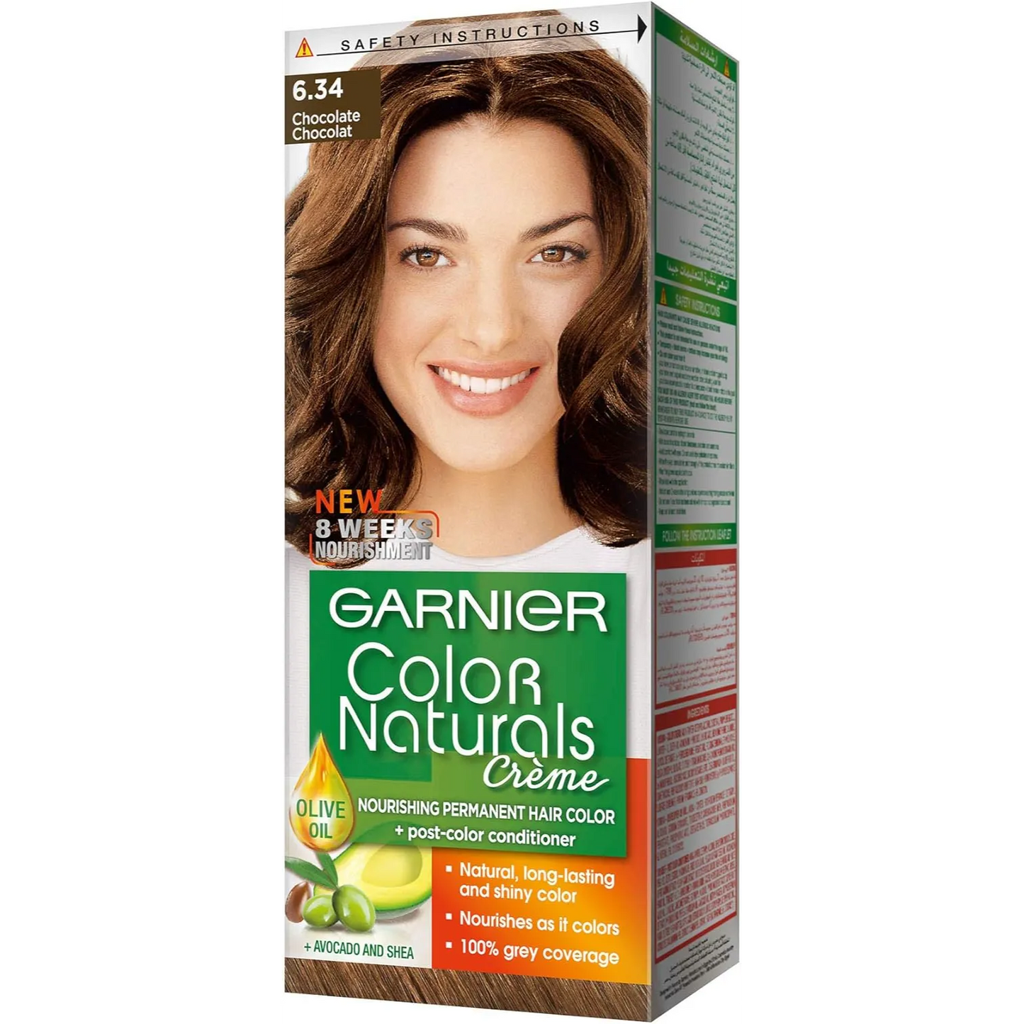Garnier | Color Naturals Permanent Crème Hair Color | 6.34 Chocolate Brown | 15% off