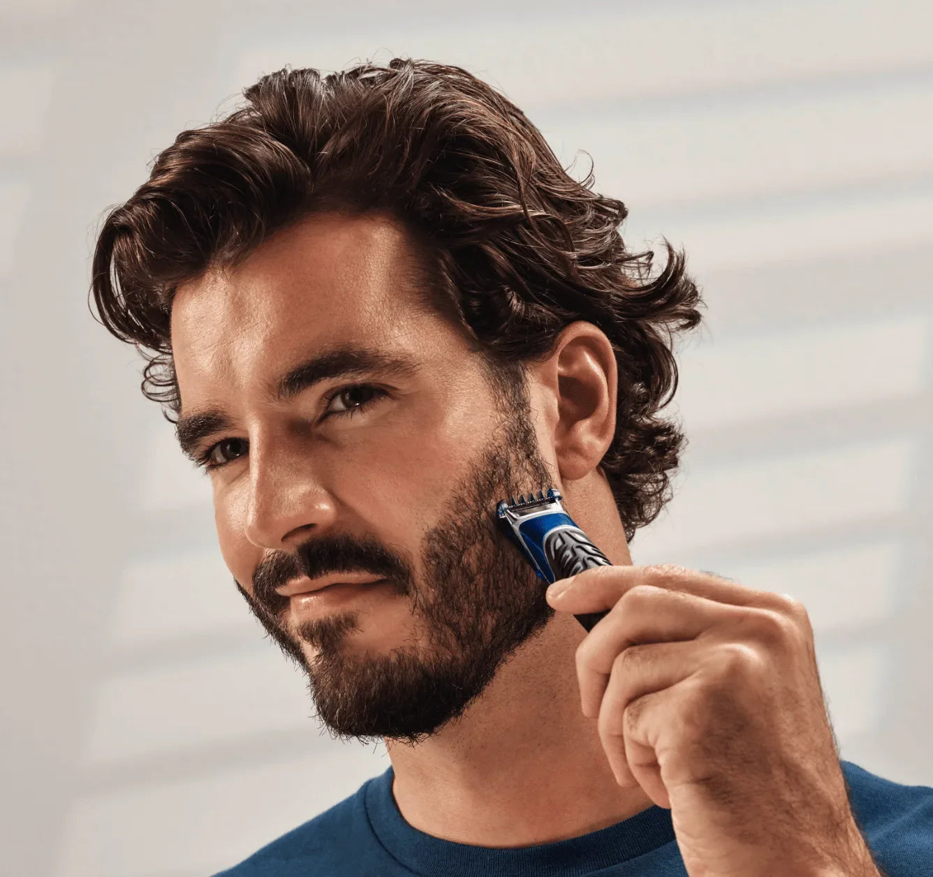 Gillette ProGlide Styler beard trimming lifestyle image