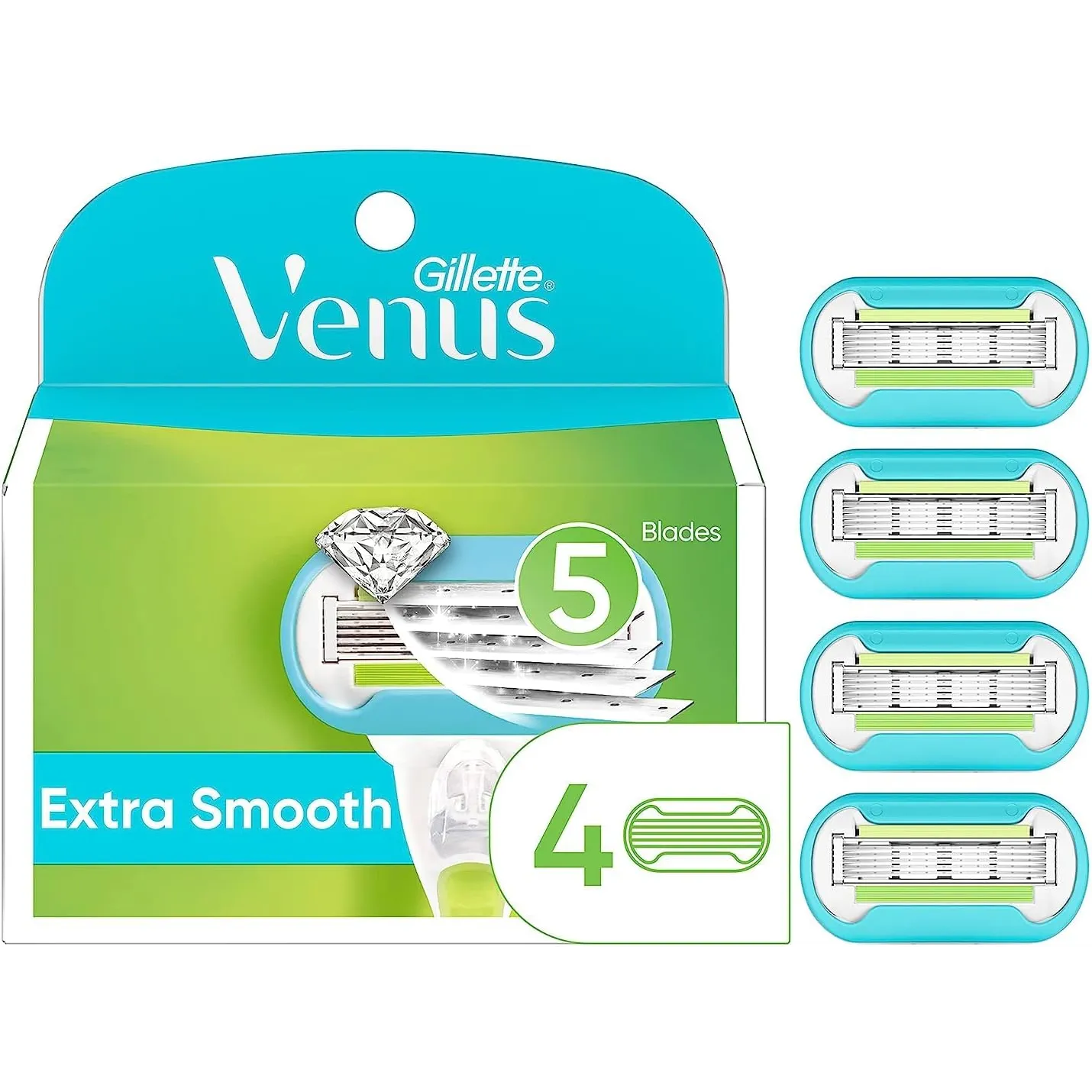 Gillette | Venus Extra Smooth Blades | 4 Blades