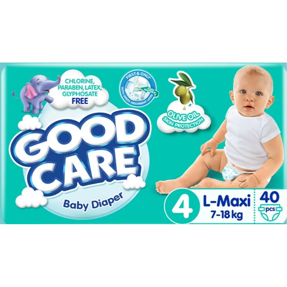 Good Care | Baby Diaper Maxi Size 4 | 40 Pcs
