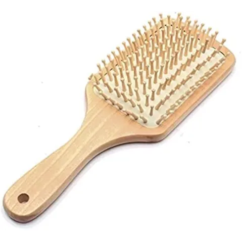 Wooden Hair Brush With Hand