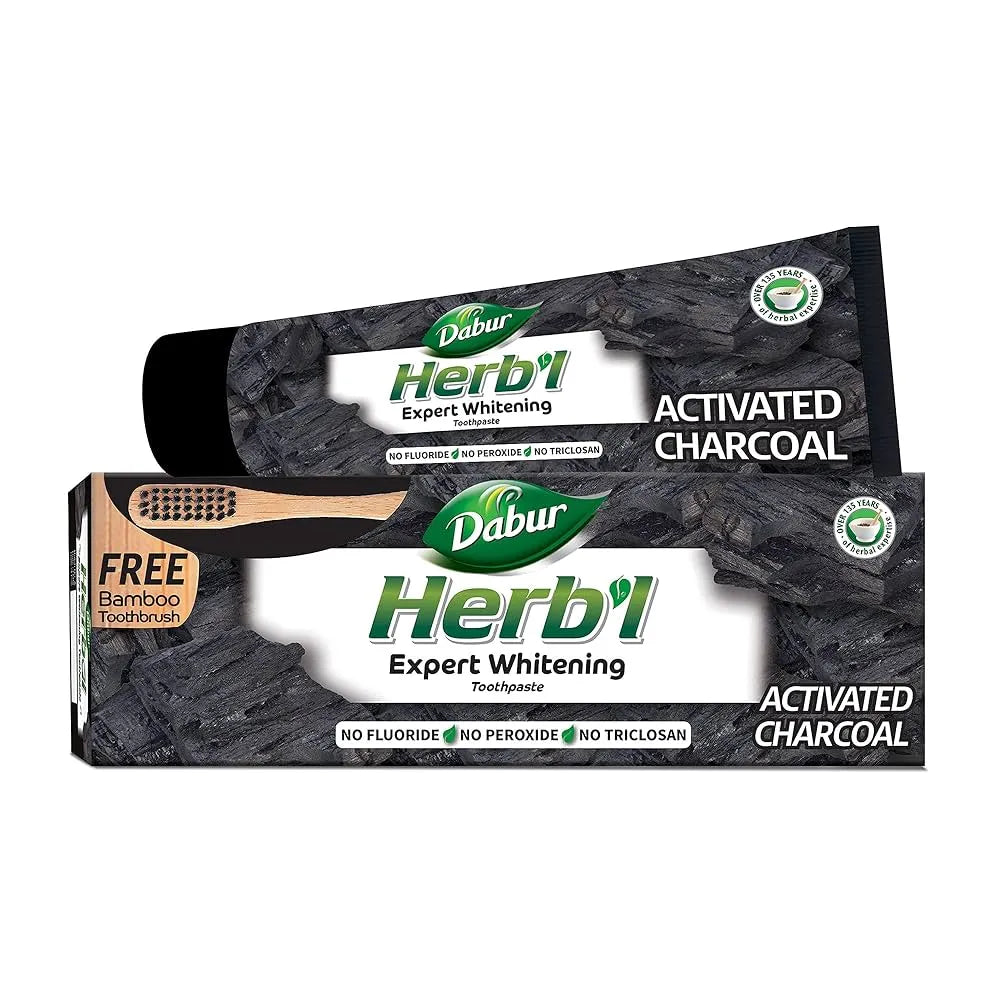 Dabur | Herbal Activated Charcoal Toothpaste | 150gm