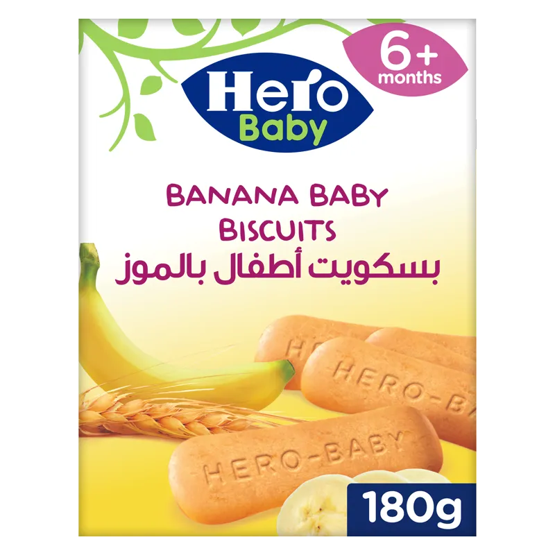 Hero baby | biscuits with Banana | 180gm