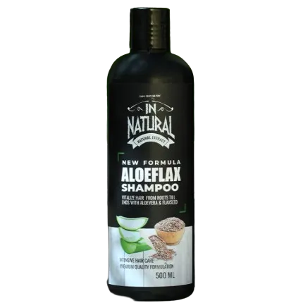 IN Natural | New Formula Aloeflax Shampoo | 500ml