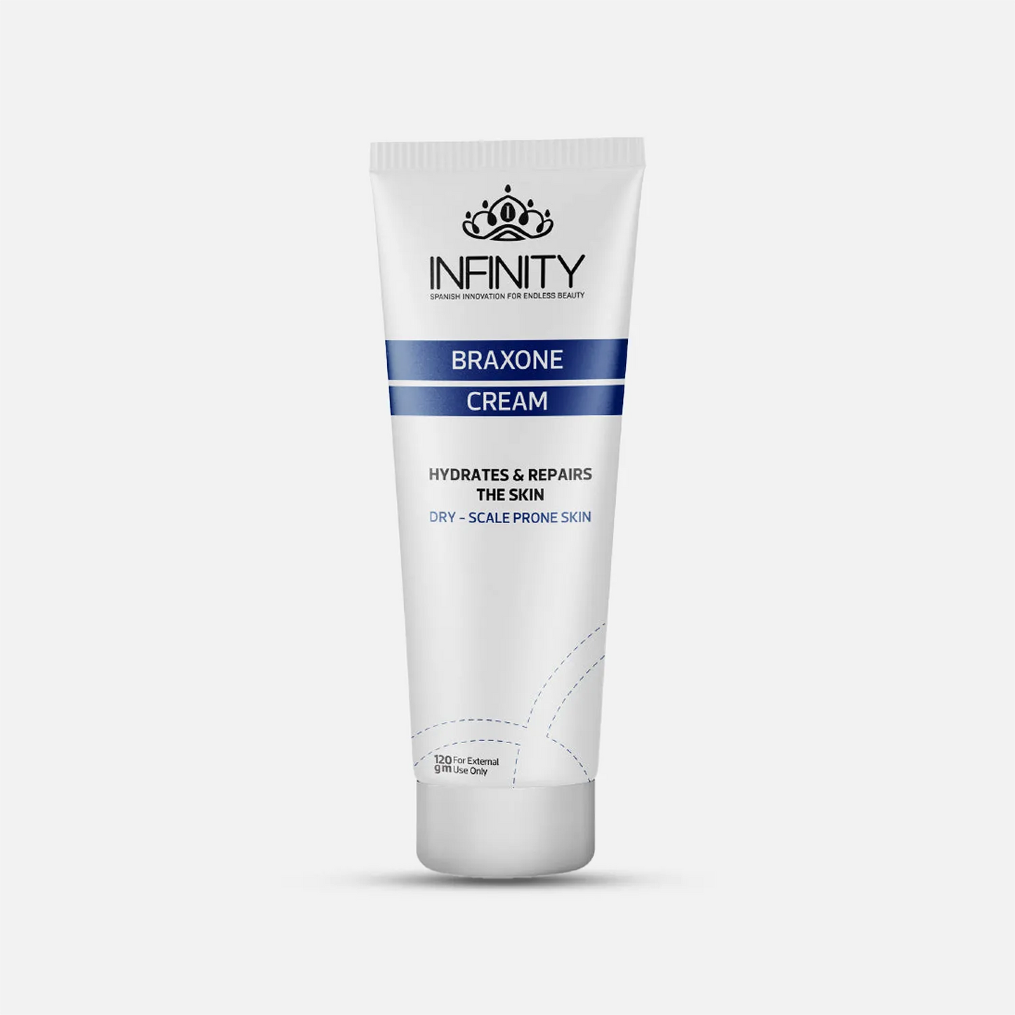 Infinity | Braxone Cream for Dry & Scale Prone Skin | 120ml