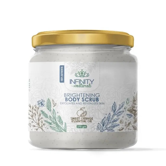 Infinity | Naturals Brightening Body Scrub Sweet Orange Essential Oil | 270gm