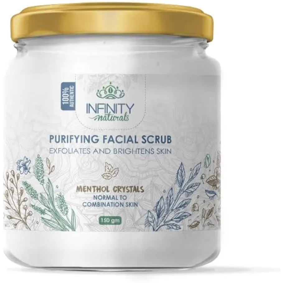 Infinity Naturals | Purifying Facial Scrub with Menthol Crystal | 150gm