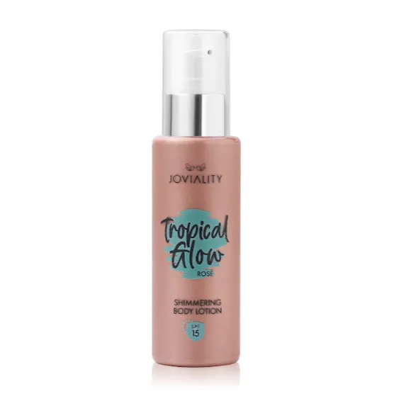 Joviality | Tropical Glow Shimmering Lotion SPF 15 Rose | 120ml