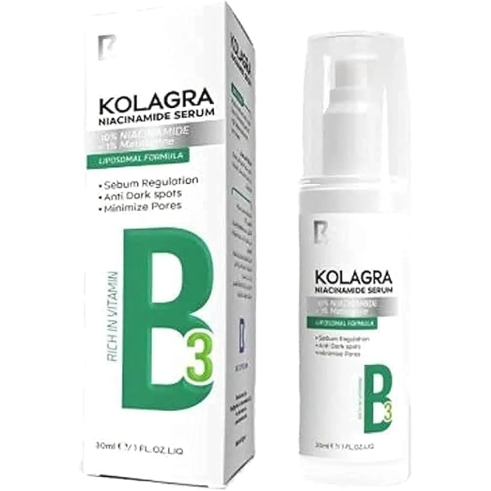 Kolagra | Niacinamide 10% + Zinc PCA 1% Serum | 30ml