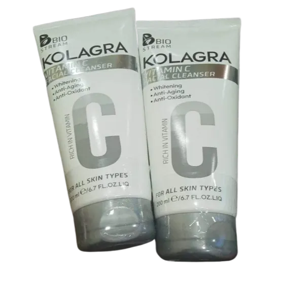 Kolagra | Vit C Facial Cleanser | 200ml 1+1 Offer