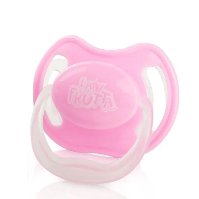La Frutta | Pacifier With Cover Round Teat Small 0-6 months - Pink