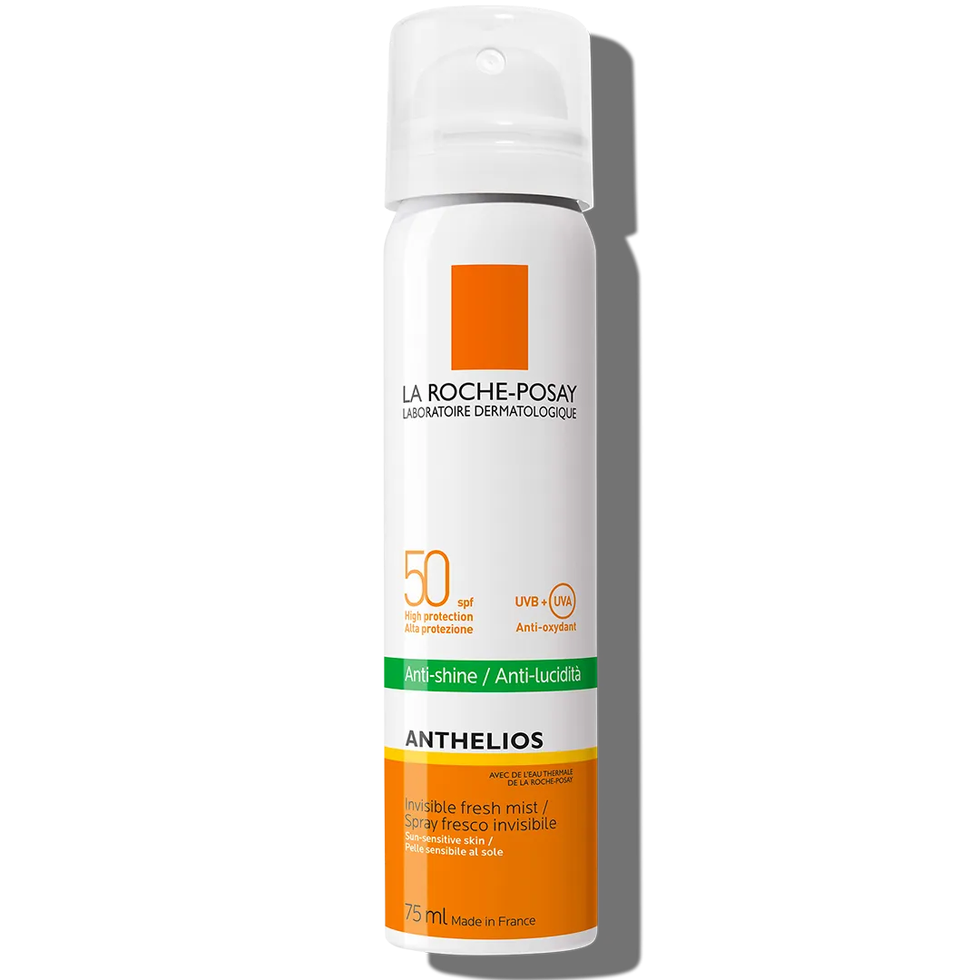 La Roche Posay | Anthelios Face Sunscreen Mist SPF 50+ for Sensitive & Oily Skin| 75 ml