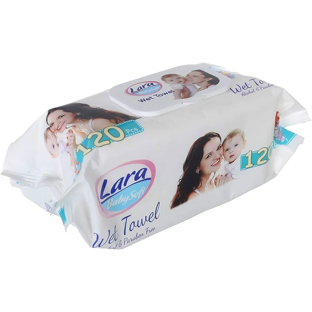 Lara | Baby's Soft Premium Wet Wipes | 120 Wipes