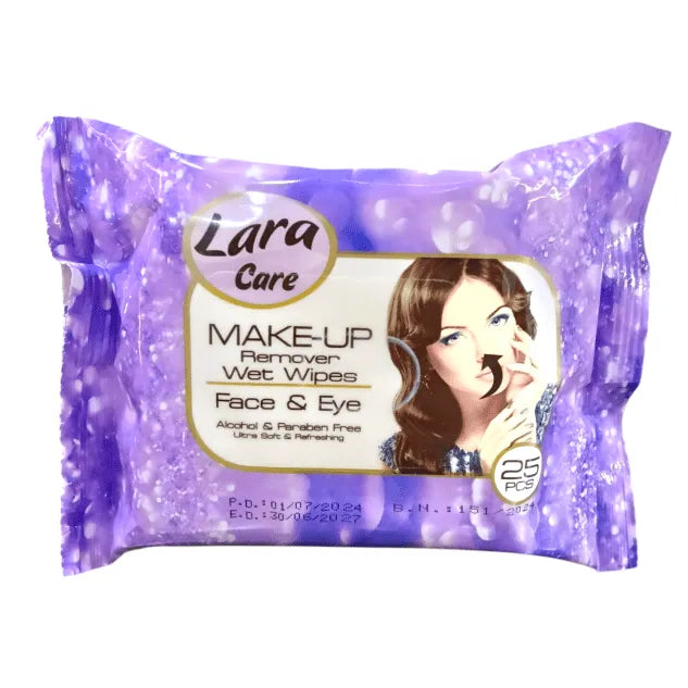 Lara | Makeup Remover Wipes | 25 Pcs
