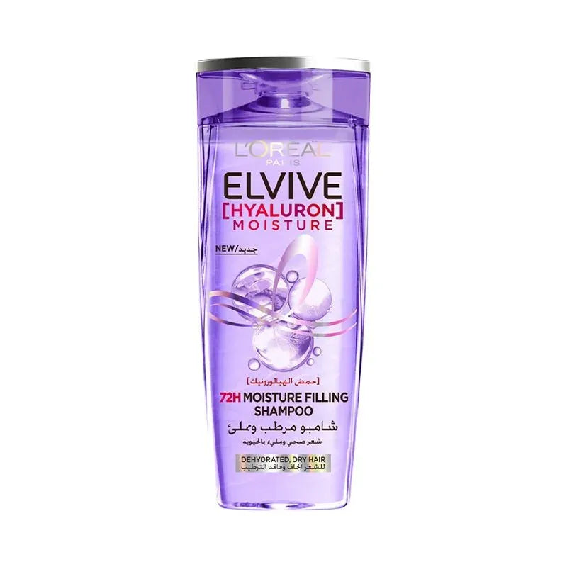 L'Oréal Paris | Elvive Hyaluron Moisture 72h Shampoo With Hyaluronic Acid | 400ml 32LE Off