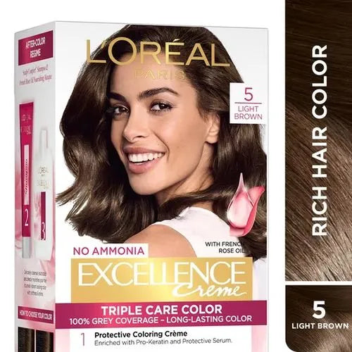L'Oreal Paris | Excellence Crème Hair Color Light Brown
