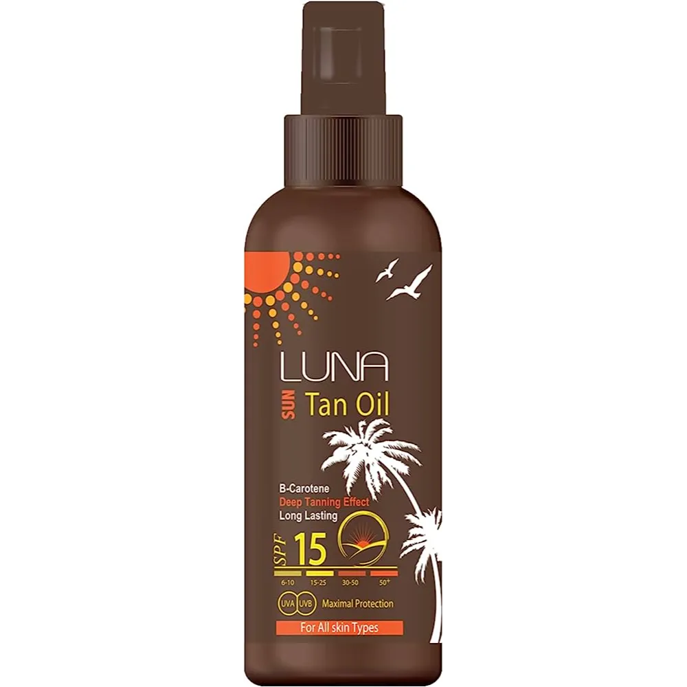 Luna | Sun Tanning Oil Spf 15 | 200ml