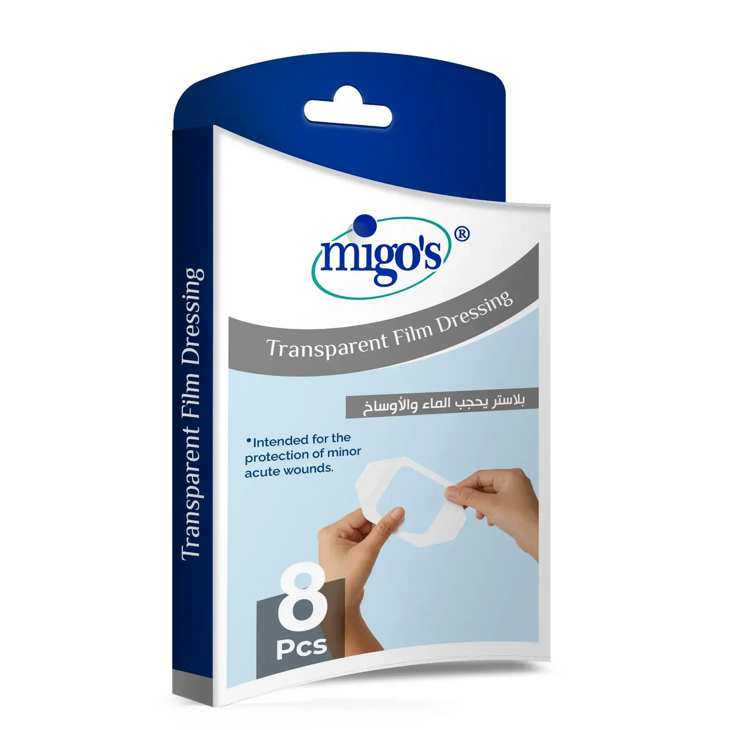 Migo's | Transparent Film dressing Plaster | 8 Pcs
