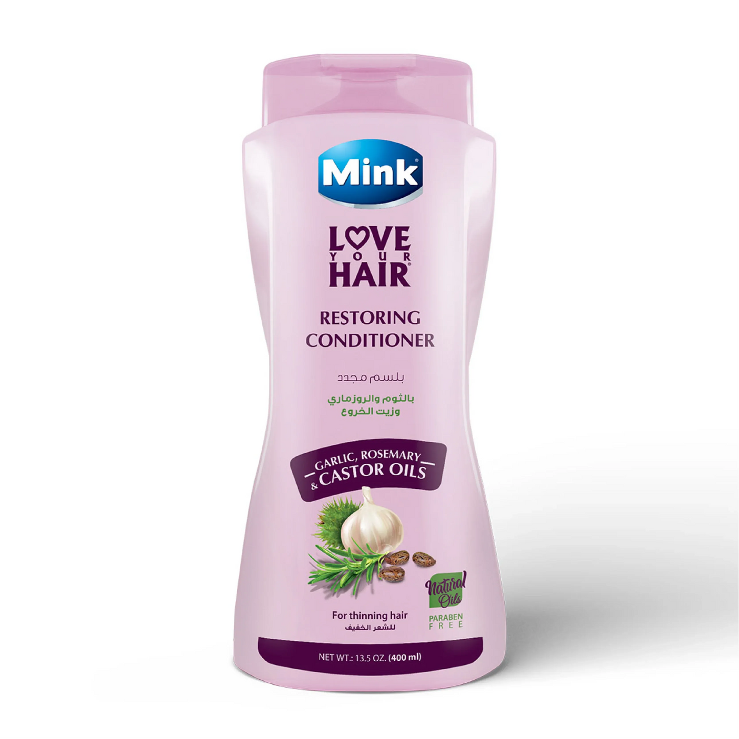 Mink | Conditioner with Garlic, Rosemary and Castor Oil | 400ml
