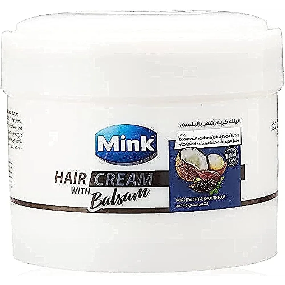 Mink | Hair Cream with Balsam with Coconut, Macadamia Oils & Cocoa | 200ml