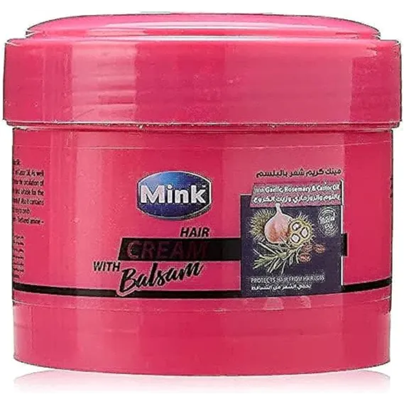 Mink | Hair Cream with Balsam Garlic Rosemary and Castor Oil | 250ml