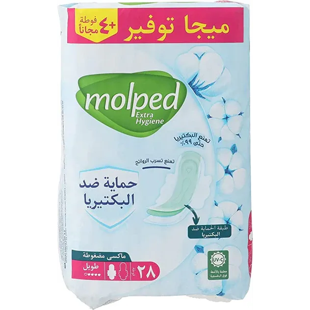 Molped | Maxi Thick Long | 28Pcs + 4 Free