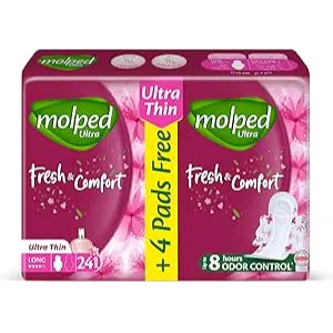Molped | Ultra Fresh & Comfort Long | 24 Pads