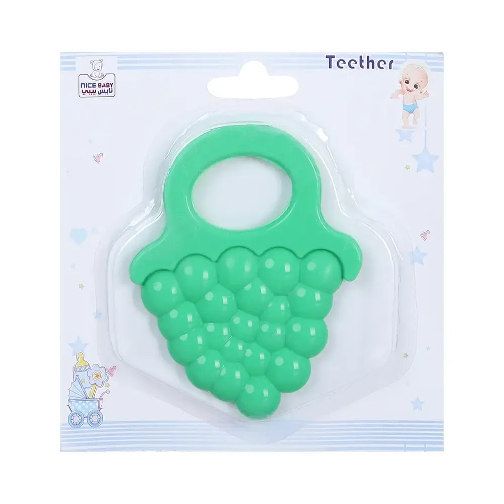 Nice Baby | Grapes Shaped Baby Teether Green | 1 Pc
