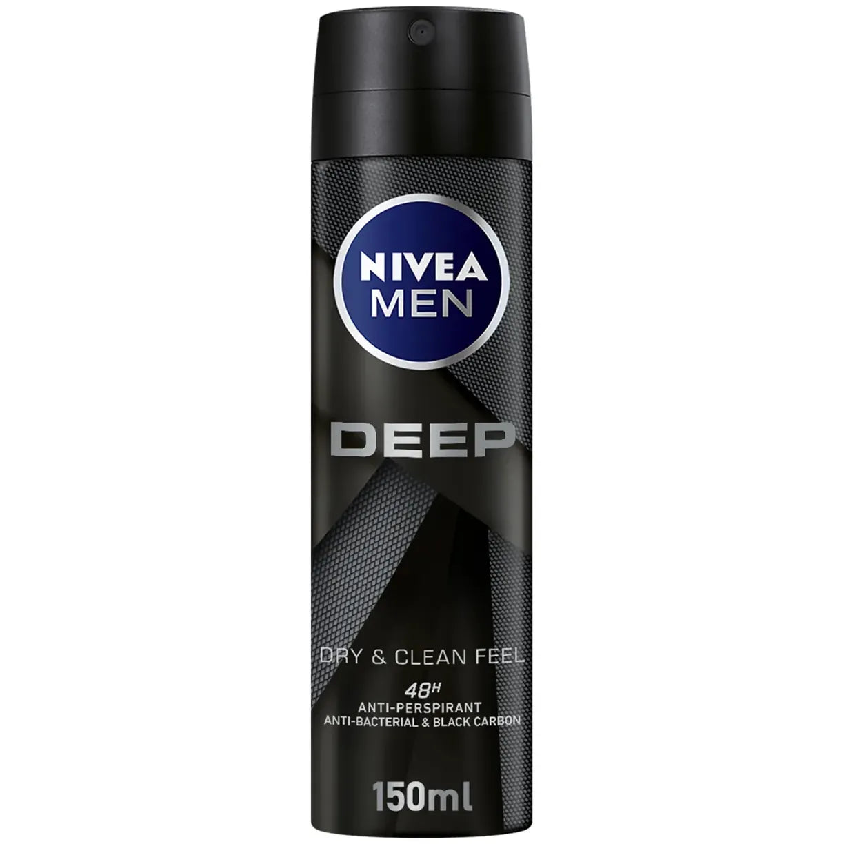 Nivea Men | Deep Dry & Clean Feel, Antiperspirant Antibacterial Spray | 150ml