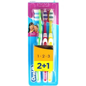 Oral B | Classic M40 ToothBrush | 2+1 Free