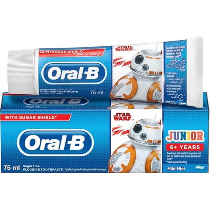 Oral B | Star Wars Junior Fluoride Toothpaste | 75ml