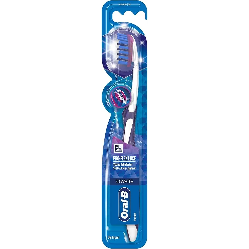 Oral B | Pro-Flex Purple & White Soft Toothbrushes | 1 Pcs | 25% Off