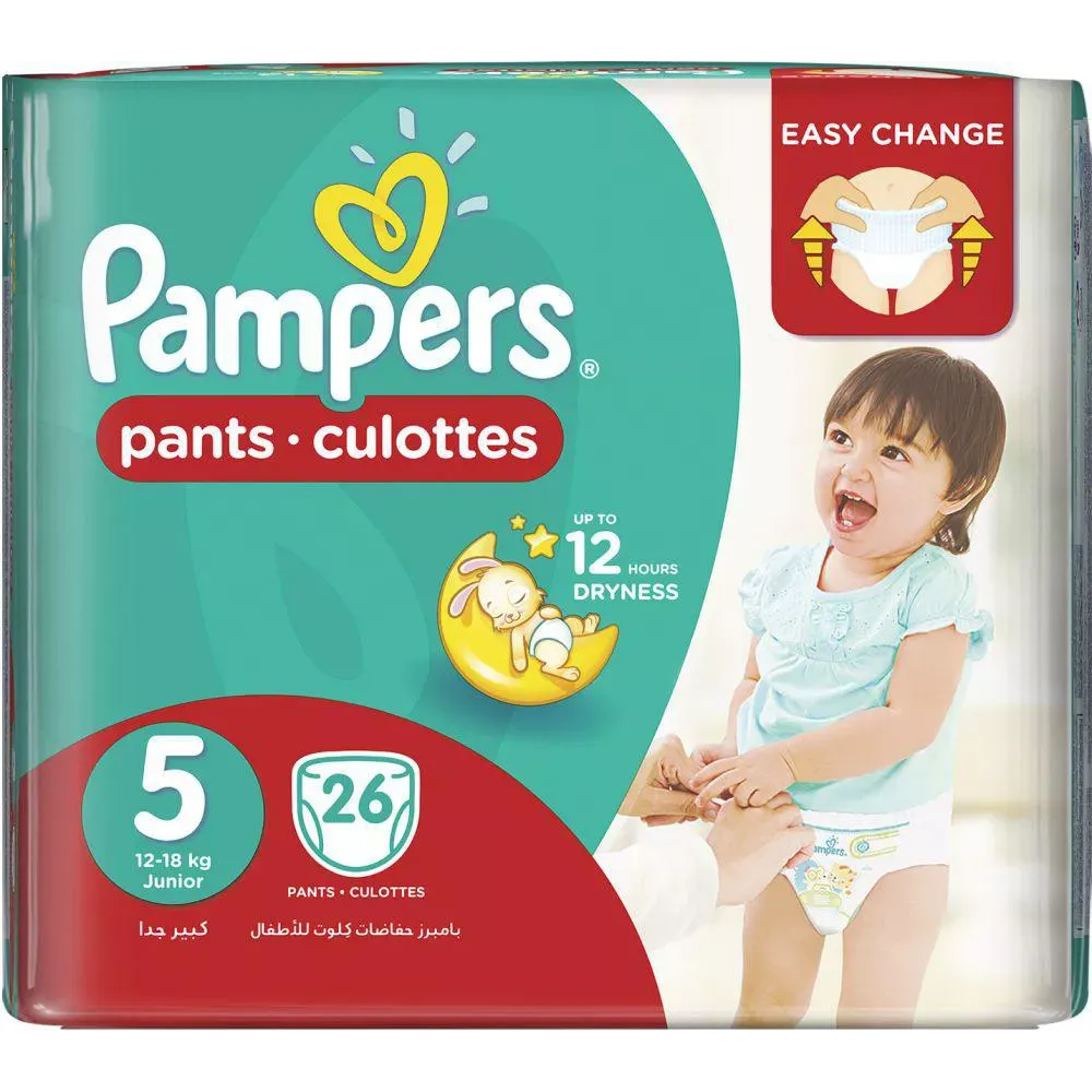 Pampers | Diapers Pants Junior Size 5 | 26 Pcs