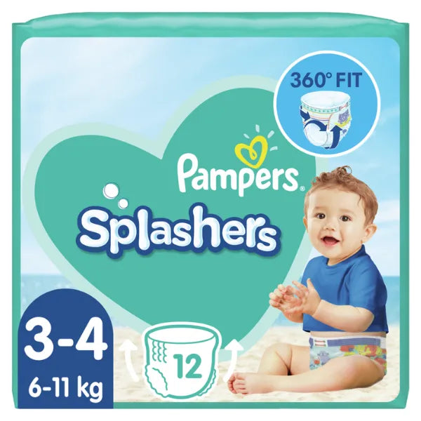 Pampers | Splashers 3-4 (6-11 Kg) | 12 Pcs