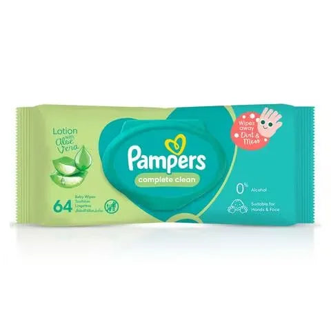 Pampers | Wipes Complete Clean with Aloe Vera Lotion | 64 Wipes