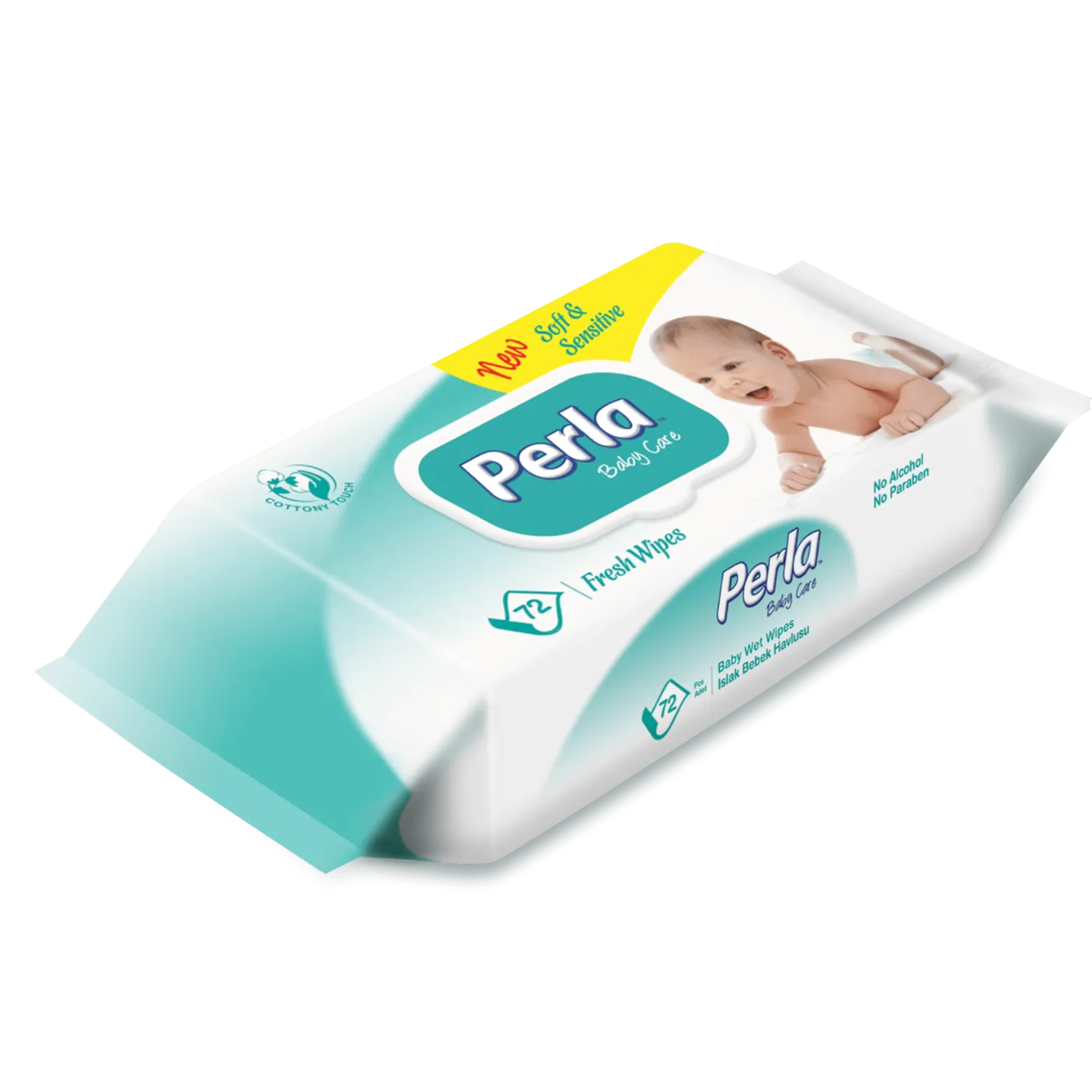 Perla | Baby Wipes | 72 Pcs